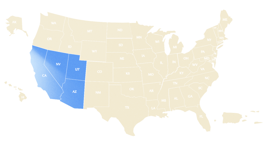 Map of Foursquare's Western District